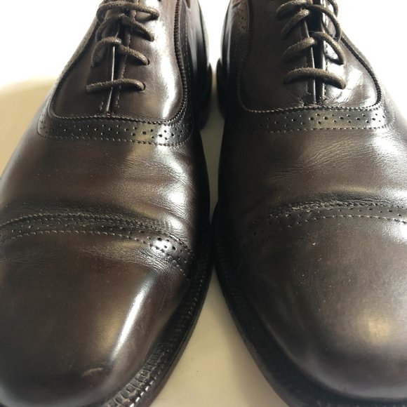 Allen Edmonds Plain-toe Lace-up Oxford Shoes - 10.5D Brown main image 6